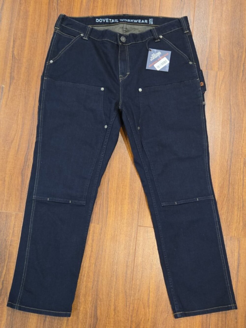 NWT Dovetail Workwear Maven Slim Jeans Size 20 Utility Stretch Denim